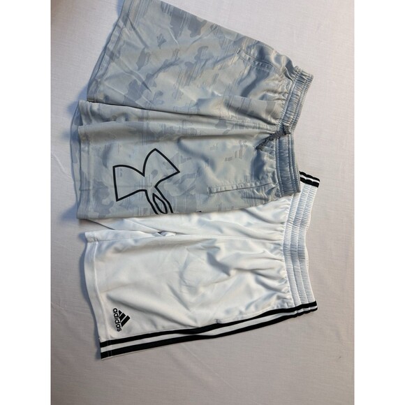 Lot Of Boys Clothes Nike Adidas Under Armour Shorts Shirts Athletic Youth Medium - Picture 11 of 12